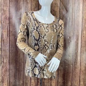 Michael Kors Sequins Snakeskin Print